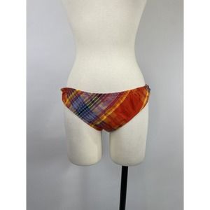 NWOT Adorable‎ 60s 70s plaid bikini bottoms size small